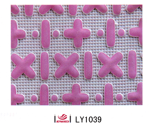 Double color cold decorative pattern