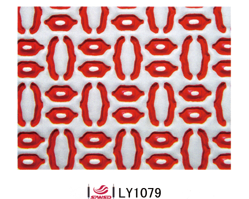 Double color cold decorative pattern