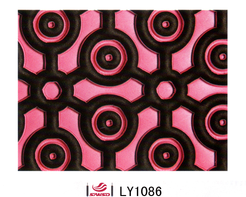Double color cold decorative pattern